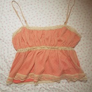 y2k babydoll tank top